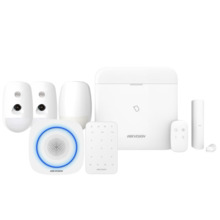 Hikvision HIK-319 KIT AXPRO 8 Kit AX PRO de HIKVISION compuesto por:. 1x Panel de control de 64 zonas vía radio HIK-267 (DS-PWA6