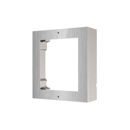 Comprar Hikvision HIK-397 DS-KD-ACW1/S Marco HIKVISION para 1 módulo de videoportero. Permite el montaje en superficie de un módulo de videoportero. Contiene tapa y marco de instalación.