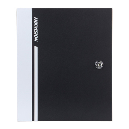 Comprar Hikvision HIK-411 DS-K2804 Controladora de accesos HIKVISION. Control de accesos de cuatro puertas. 4 lectores Wiegand. Hasta 10.000 tarjetas y 50.000 eventos. Comunicación TCP/IP y Wiegand 26/34. 4 entradas / 4 salidas de alarma. Incluye caja y