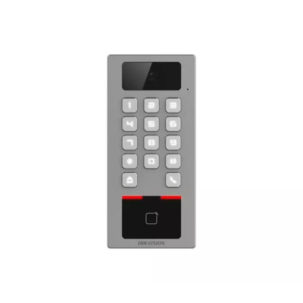 Hikvision HIK-602 DS-K1T502DBWX-C Terminal de control de accesos HIKVISION. Cámara de 2MP. Lector Mifare. Capacidad para 100 000