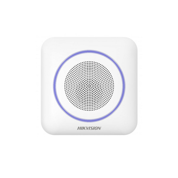 Hikvision HIK-648 DS-PS1-II-WE(BLUE) Sirena vía radio HIKVISION serie AXPRO. Vía radio bidireccional a 868MHz. Sonido de armado/
