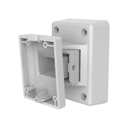 Comprar Hikvision HIK-656 DS-PDB-EX-Wallbracket Soporte de pared para detectores de exterior. Admite cableado oculto y tamper trasero. Diseño antitorsión