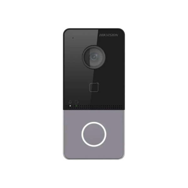 Hikvision HIK-659 DS-KV6113-WPE1(C) Estación de videoportero WiFi IP HIKVISION. Cámara de 2MP con suplemento IR y WDR. 1 botón d
