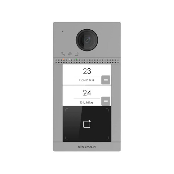 Hikvision HIK-660 DS-KV8213-WME1(C) Estación de videoportero WiFi IP HIKVISION. Cámara de 2MP con suplemento IR y WDR. 2 botones