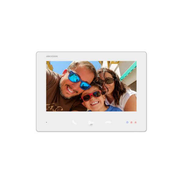 Hikvision HIK-703 DS-KH7300EY-WTE2/White(O-STD) Monitor IP HIKVISION de interior. Pantalla táctil de 7 pulgadas con resolución 1