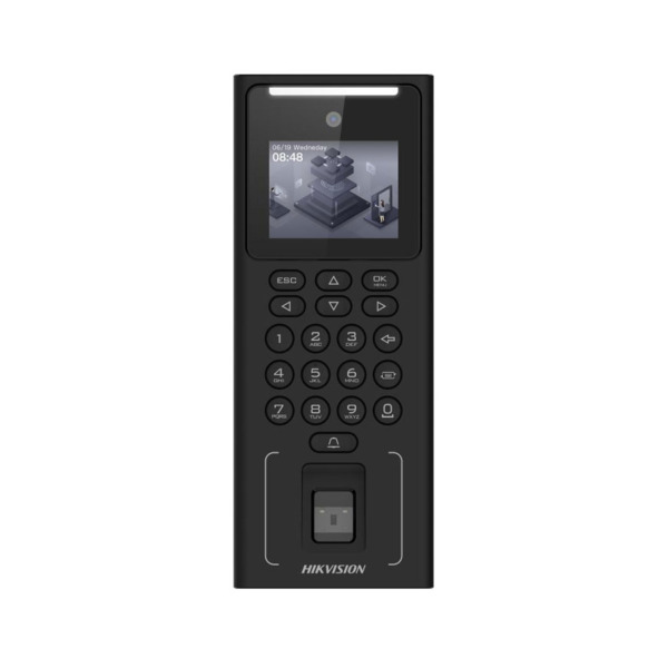 Hikvision HIK-716 DS-K1T321MFX Terminal de control de accesos HIKVISION. Pantalla LCD de 2,4". Cámara de 2MP. Lector Mifare 1. C