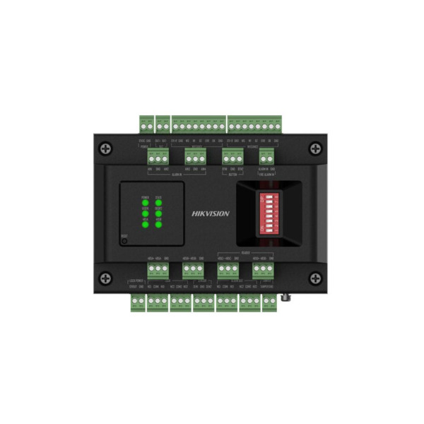 Hikvision HIK-721 DS-K2M002X(O-STD) Módulo de expansión de puertas HIKVISION. Soporta el control de 2 puertas. Para 4 lectores R