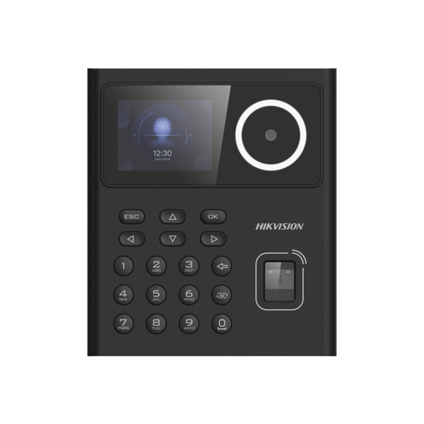 Hikvision HIK-723 DS-K1T320MFWX Terminal de control de accesos HIKVISION. Pantalla LCD de 2,4". Cámara de 2MP. Lector Mifare 1.