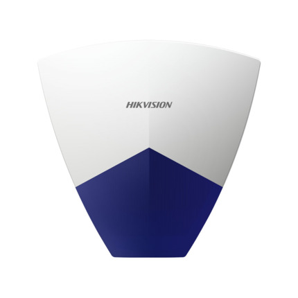 Comprar Hikvision HIK-806 DS-PS102X/BLUE Sirena cableada exterior Hikvision. Nivel sonoro hasta 110 dB a 1 m. Luz estroboscópica azul con indicación configurable de forma independiente. Tres tonos de alarma seleccionables. Activación positiva o negativa.