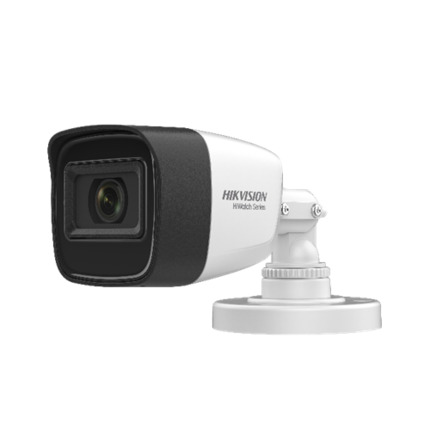 Comprar HIKVISION Hiwatch HIK-144 HWT-B181-M Cámara bullet 4 en 1 Serie HiWatchT de HIKVISION® con iluminación Smart IR de 30 m para exterior. CMOS de 8MP. Salida 4 en 1 (HDCVI/HDTVI/AHD/960H). Óptica fija de 2,8 mm (102°). Filtro ICR. 0,01 lux. OSD, AWB