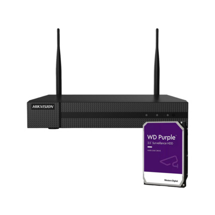 Comprar HIKVISION Hiwatch HIK-205-2TB HWN-2108MH-W-2TB NVR IP WiFi de 8 canales Serie HiWatchT de HIKVISION®. H.265+/H.265/H.264+/H.264. Visualización de hasta 4MP. Grabación 4MP, 3MP, 1080P, UXGA, 720P. Grabación de hasta 50 Mbps. Salidas VGA a 1080P y