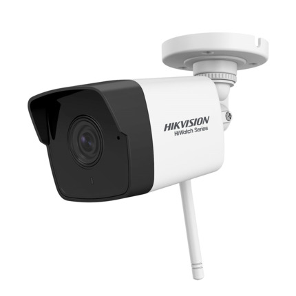 Comprar HIKVISION Hiwatch HIK-228 HWI-B120H-D/W-D Cámara bullet WiFi IP Serie HiWatchT de HIKVISION® con Smart IR de 30m para exterior. CMOS 1/2,8"" de 2MP. Stream dual. Formato H.265, H.264+ y H.264. Resolución de hasta 2MP a 25ips. Filtro ICR. 0,01 lux