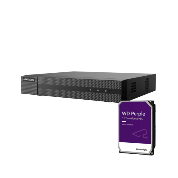 HIKVISION Hiwatch HIK-697-2TB HWD-6108MH-G4(E)-2TB DVR 5 en 1 Serie HiWatchT de HIKVISION®. H.265 Pro+/H.265 Pro. 8 canales BNC