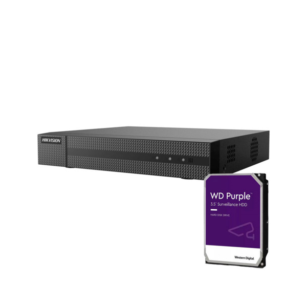 HIKVISION Hiwatch HIK-785-2TB HWN-4108MH-8P(STD)(D)-2TB NVR de 8 canales Serie HiWatchT de HIKVISION®. Formato H.265+. Grabación