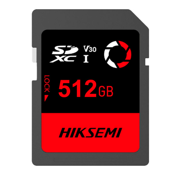 HIKVISION HS-SD-E30(STD)/512G/CAPTURE/W Tarjeta de memoria Hikvision - SD | Capacidad 512 GB - Clase 10 | Velocidad escritura 15