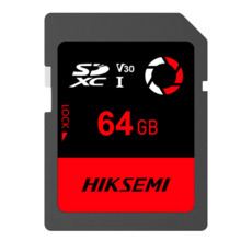 HIKVISION HS-SD-E30(STD)/64G/CAPTURE/W Tarjeta de memoria Hikvision - SD | Capacidad 64 GB - Clase 10 | Velocidad escritura 150