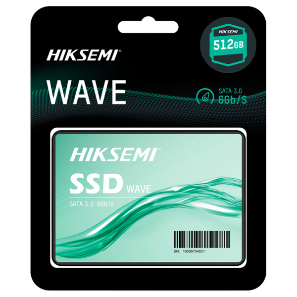 HIKVISION HS-SSD-WAVE(S)-512G Disco duro Hikvision SSD - Capacidad 512 GB - Interfaz SATA III | TBW 170 TB - Velocidad de lectur (3)
