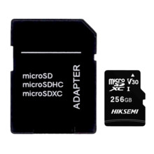 HIKVISION HS-TF-C1STD-256G Tarjeta de memoria con adaptador Hikvision - Capacidad 256 GB - Clase 10  | Velocidad escritura 20MB/