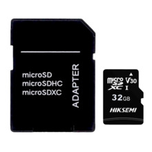HIKVISION HS-TF-C1STD-32G-A Tarjeta microSD con adaptador Hikvision - Capacidad 32 GB - Clase 10 | Velocidad R/W: 92/15 MB/s - C
