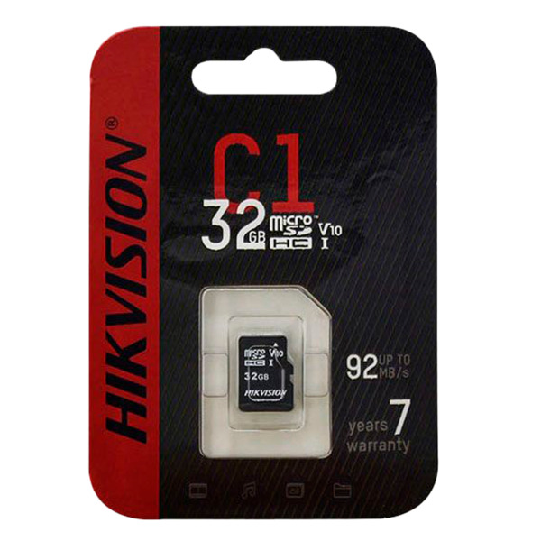 HIKVISION HS-TF-C1STD-32G Tarjeta de memoria - Capacidad 32 GB - Clase 10  | Velocidad escritura 15 MB/s - Hasta 200 ciclos de e (1)