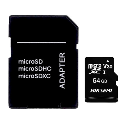 Comprar HIKVISION HS-TF-C1STD-64G-A Tarjeta microSD con adaptador Hikvision - Capacidad 64 GB - Clase 10 | Velocidad R/W: 92/30 MB/s - Ciclos E/P: hasta 200 - Cámaras Home, Smartphones, Tablets