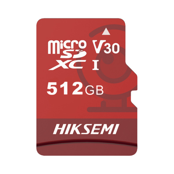 HIKVISION HS-TF-E1-512G Tarjeta de memoria Hikvision - Capacidad 512 GB - Clase 10 | Velocidad escritura 60 MB/s - Hasta 300 cic