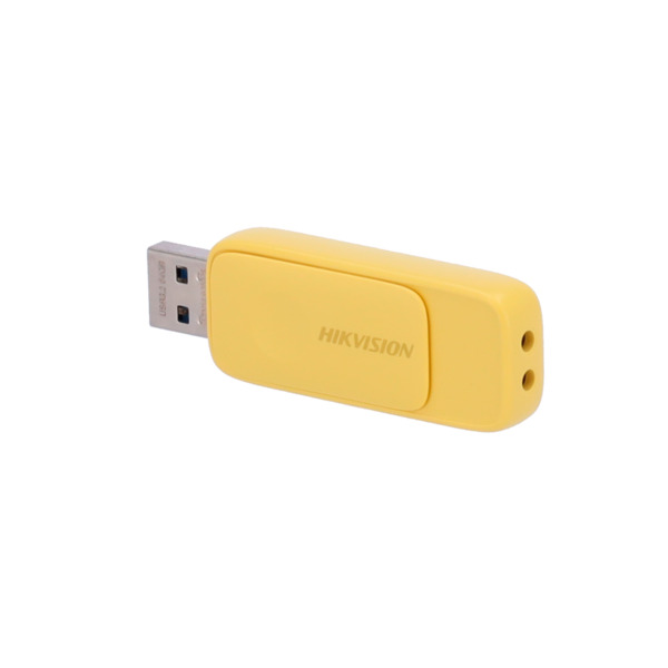 HIKVISION HS-USB-M210S-128G-U3-YELLOW Pendrive USB Hikvision - Capacidad 128 GB - Interfaz USB 3.2 - Velocidad máxima lectura/es