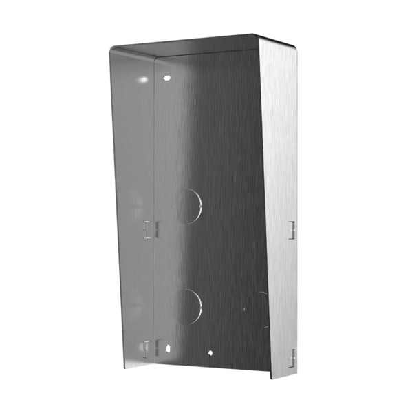 HIKVISION INTERCOM DS-KABD8003-RS2/S Visera Protectora de lluvia para videoportero 2 módulos Acero inoxidable Superficie Hikvisi