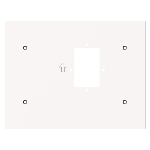 HIKVISION INTERCOM DS-KABH7300-S/Handset Soporte de superficie - Cubre las marcas de instalación anteriores - Específico para vi