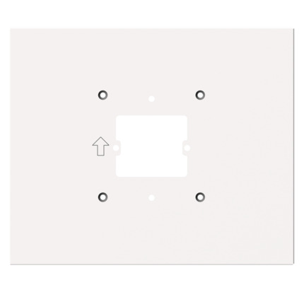Comprar HIKVISION INTERCOM DS-KABH7X00-S Soporte de superficie - Cubre las marcas de instalación anteriores - Específico para videoporteros Hikvision - Compatible con monitores DS-KH7x00 - Medidas: 200 (Al) x 240 (An) x 7 (Fo) mm - Fabricado en plástico