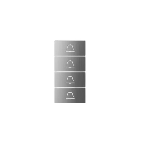 HIKVISION INTERCOM DS-KABV7413-SBUTTON4 Botón de recambio x4 para placa de videoportero exterior