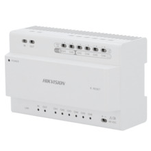 HIKVISION INTERCOM DS-KAD7060EY Distribuidor para edificios - 2 hilos HD - 6 grupos de 2 hilos HD - Alimenta dispositivos a 2 hi