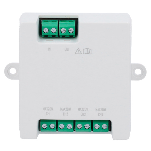 HIKVISION INTERCOM DS-KAD7061EY Distribuidor para edificios - 4 grupos de 2 hilos HD - Alimenta hasta 4 monitores de 2 hilos HD (1)
