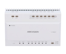 HIKVISION INTERCOM DS-KAD706Y Distribuidor de vídeo/audio de dos hilos a IP Conexión en cascada 6CH TCP/IP RJ45 Hikvision