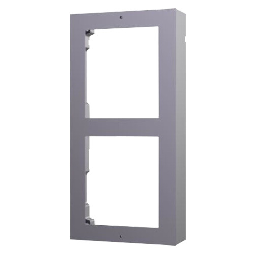 HIKVISION INTERCOM DS-KD-ACW2 Caja de registro en superficie para 2 módulos de videoportero Aluminio Hikvision (1)