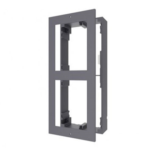 HIKVISION INTERCOM DS-KD-ACW2 Caja de registro en superficie para 2 módulos de videoportero Aluminio Hikvision