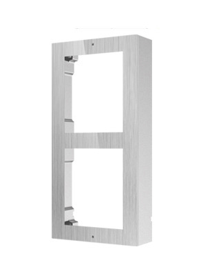 Comprar HIKVISION INTERCOM DS-KD-ACW2/S Caja de registro en superficie para 2 módulos de videoportero Hikvision acabado en acero inoxidable