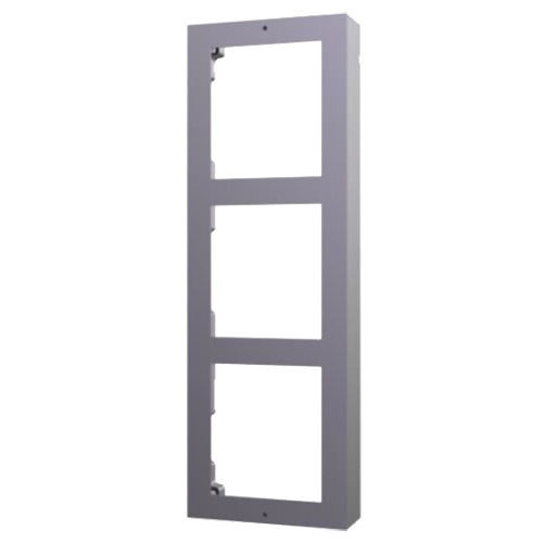 HIKVISION INTERCOM DS-KD-ACW3 Caja de registro en superficie para 3 módulos de videoportero Aluminio Hikvision (1)