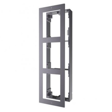 Comprar HIKVISION INTERCOM DS-KD-ACW3 Caja de registro en superficie para 3 módulos de videoportero Aluminio Hikvision