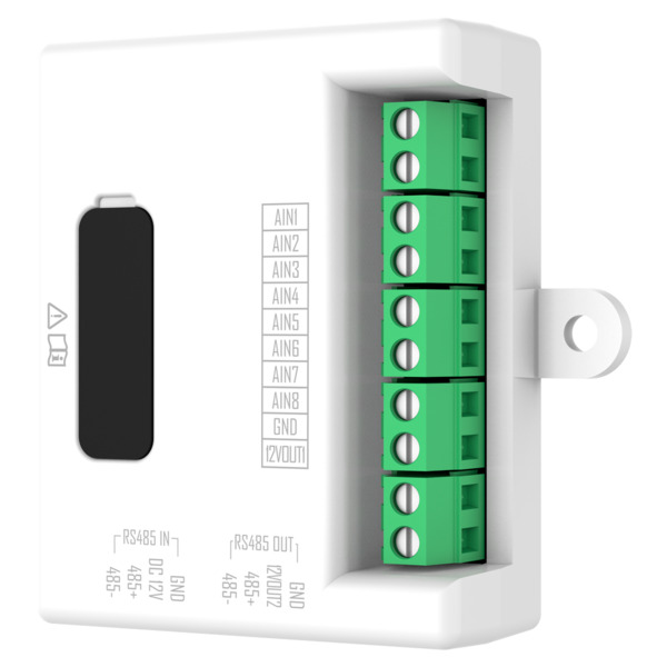 HIKVISION INTERCOM DS-KD-AL8 Módulo extensor de entradas de alarma - 8 canales de entrada de alarma - 1 canal de salida de 12 VD