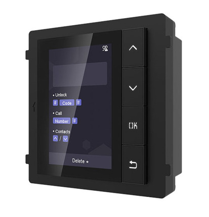 Comprar HIKVISION INTERCOM DS-KD-DIS Módulo display para videoporteros IP modulares Hikvision empotrado/superficie