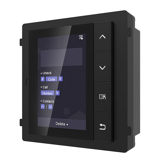 HIKVISION INTERCOM DS-KD-DIS Módulo display para videoporteros IP modulares Hikvision empotrado/superficie