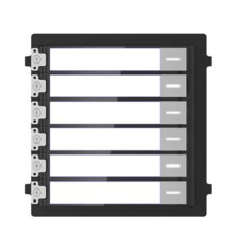 HIKVISION INTERCOM DS-KD-KK/S Módulo de videoportero modular 6 Botones/Etiquetas Acero inoxidable Hikvision