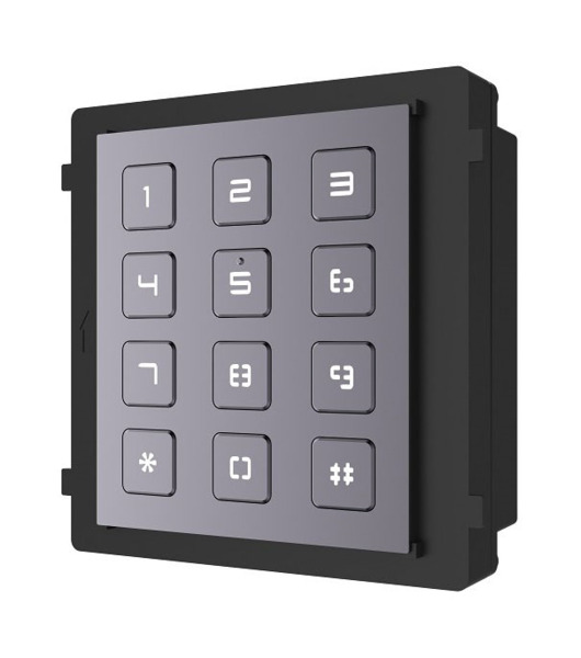 HIKVISION INTERCOM DS-KD-KP Módulo de apertura con teclado para videoportero IP modular superficie/empotrado Hikvision