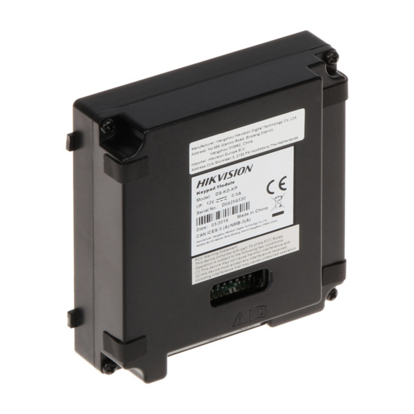 HIKVISION INTERCOM DS-KD-KP/S Módulo de apertura con teclado de acero inoxidable para videoportero IP modular empotrado/superfic (1)