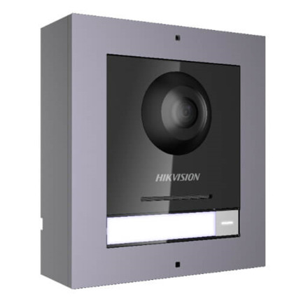Comprar HIKVISION INTERCOM DS-KD8003-IME1(B)/Surface Estación de puerta modular Superficie Videoportero IP Cámara 2MP Botón IP65 2 relés Entrada alarma 4CH