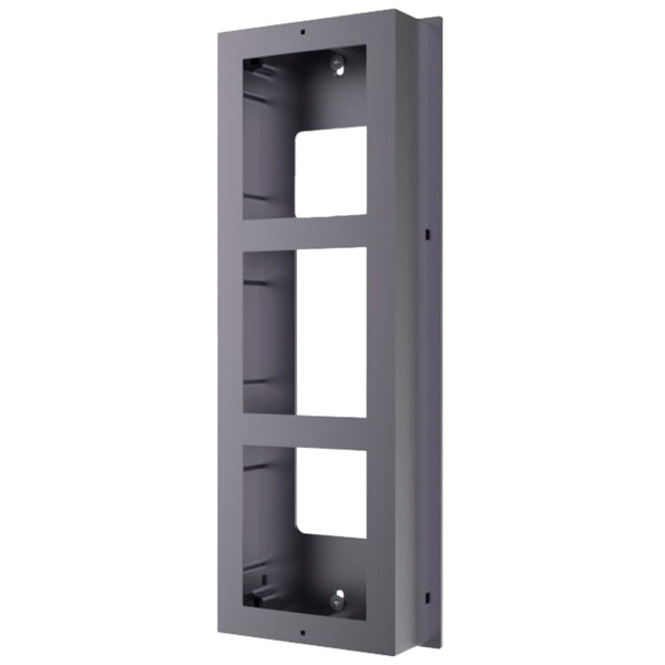 HIKVISION INTERCOM DS-KDE-ACR3 Caja de registro en superficie - Hasta 3 módulos - Compatible con Hikvision - Compatible con Come