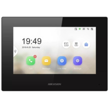 HIKVISION INTERCOM DS-KH6320-LE1(B) Monitor interior Videoportero IP táctil 7" 1024×600 Hikvision