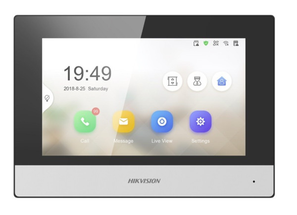 HIKVISION INTERCOM DS-KH6320-WTE1/EU Monitor 7" para videoportero WiFi Hikvision sistema IP (2)