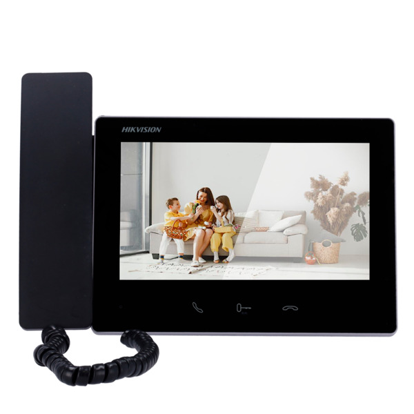 HIKVISION INTERCOM DS-KH7300EY-THE2 Monitor para videoportero - Pantalla TFT de 7&quot; - Audio bidireccional | LED de estado - (1)
